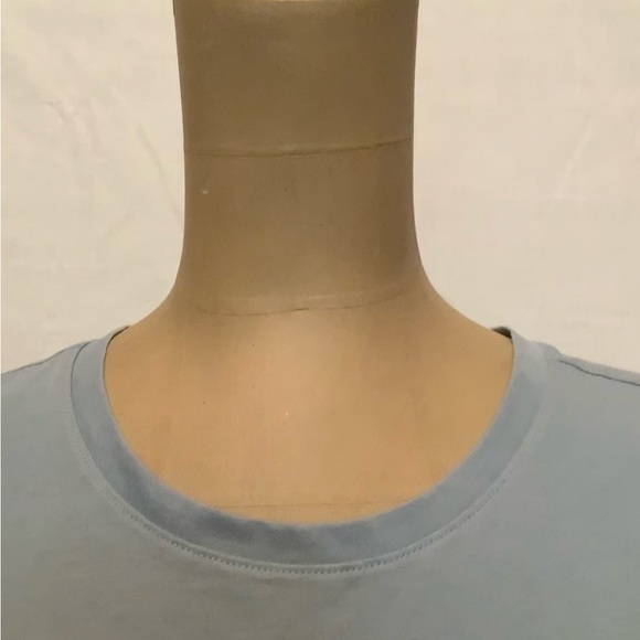 Life Is Good Women's Light Blue Beach Tank Top with Pink Graphic Flip Flops - Picture 5 of 7